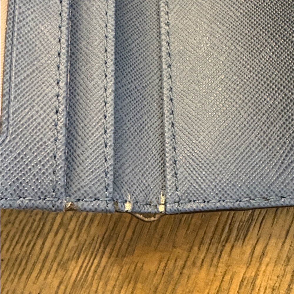 Michael Kors Navy Monogram Wallet - Picture 3 of 5